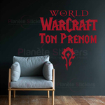stickers-wow-horde-prenom-personnalisé-ref14wow-stickers-muraux-world-of-warcraft-autocollant-mural-jeux-video-sticker-gamer-deco-gaming-salon-chambre