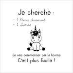 Stickers-licorne-citation-ref5licorne-sticker-unicorn-je-cherche-autocollant-muraux-deco-chambre-salon-cuisine-fb