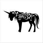 Stickers-licorne-jolie-ref4licorne-sticker-unicorn-silhouette-autocollant-muraux-deco-chambre-enfant-fille-fb