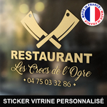 ref11restaurantvitrine-stickers-restaurant-vitrine-restaurant-sticker-personnalisé-autocollant-pro-restaurateur-vitre-resto-professionnel-logo-hachoirs