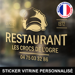 ref14restaurantvitrine-stickers-restaurant-vitrine-restaurant-sticker-personnalisé-autocollant-pro-restaurateur-vitre-resto-professionnel-logo-toque