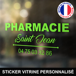 ref8pharmacievitrine-stickers-pharmacie-vitrine-sticker-personnalisé-pharmacien-autocollant-médical-pro-vitre-professionnel-logo-écriture