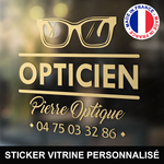 ref10opticienvitrine-stickers-opticien-vitrine-optique-sticker-personnalisé-lunetier-autocollant-pro-opticiens-vitre-magasin-boutique-opticienne-professionnel-logo-lunettes
