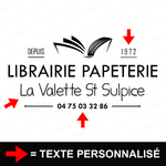 ref5librairiepapeterievitrine-stickers-librairie-papeterie-vitrine-sticker-personnalisé-autocollant-vitre-vitrophanie-logo-livre-ouvert-2