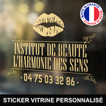 ref12institutdebeautevitrine-stickers-vitrine-institut-de-beauté-sticker-personnalisé-beaute-autocollant-salon-esthétique-esthéticienne-vitre-vitrophanie-logo-lèvres