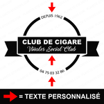 ref11clubdecigarevitrine-stickers-cigare-club-vitrine-sticker-cigar-personnalisé-fumoir-autocollant-tabac-pro-vitre-professionnel-logo-cercle-écritures-2