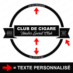 ref12clubdecigarevitrine-stickers-cigare-club-vitrine-sticker-cigar-personnalisé-fumoir-autocollant-tabac-pro-vitre-professionnel-logo-cercle-écritures-2