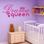 stickers-drama-queen-ref5bebe-autocollant-bébé-fille-sticker-muraux-tétine-berceau-deco-chambre-enfant-mignon