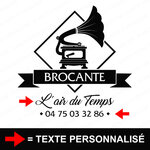 ref1brocantevitrine-stickers-brocante-vitrine-sticker-brocanteur-personnalisé-autocollant-antiquité-magasin-boutique-vitre-logo-gramophone-tourne-disque-2