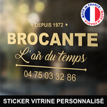 ref13brocantevitrine-stickers-brocante-vitrine-sticker-brocanteur-vitrophanie-personnalisé-autocollant-pro-magasin-boutique-vitre-logo-écriture