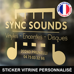 ref5disquairevitrine-stickers-disquaire-vitrine-sticker-personnalisé-autocollant-boutique-note-disques-musique-pro-professionnel