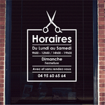 ref31horaireboutique-stickers-horaires-ouverture-coiffeur-personnalisé-autocollant-horaire-porte-sticker-vitrine-salon-coiffure-vitrophanie