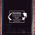 ref34horaireboutique-stickers-horaires-ouverture-coiffeur-barbier-personnalisé-autocollant-horaire-porte-sticker-vitrine-salon-homme-vitrophanie