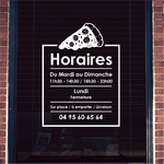 ref41horaireboutique-stickers-horaires-ouverture-pizzeria-autocollant-horaire-porte-personnalisé-sticker-vitrine-pizza-restaurant-vitrophanie