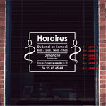 ref48horaireboutique-stickers-horaires-ouverture-médecin-autocollant-horaire-porte-personnalisé-sticker-vitrine-cabinet-médical-vitrophanie-2