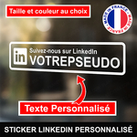 ref3linkedin-stickers-linkedin-personnalisé-autocollant-réseaux-sociaux-vitrophanie-linked-in-logo-sticker-vitrine-vitre-mur-voiture-moto