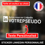 ref4linkedin-stickers-linkedin-personnalisé-autocollant-réseaux-sociaux-vitrophanie-linked-in-logo-sticker-vitrine-vitre-mur-voiture-moto