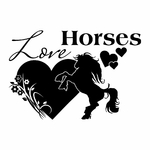 Stickers-love-horses-ref4cheval-autocollant-muraux-cheval-deco-sticker-chevaux-chambre-fille-enfant-mignon-(2)