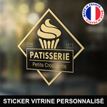 ref1patisserievitrine-stickers-commerce-vitrine-sticker-personnalisé-autocollant-pro-gateau-cupcake-patissier-professionnel