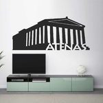 stickers-athene-ref1athene-autocollant-muraux-grèce-atenas-grec-sticker-voyage-pays-travel-monument