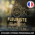 ref8fleuristevitrine-stickers-boutique-vitrine-sticker-personnalisé-autocollant-fleurs-bouquet-pro-professionnel