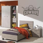 stickers-cowboy-chapeau-et-cornes-ref7cowboy-autocollant-muraux-cow-boy-sticker-western-chambre-enfant-garçon-salon-deco