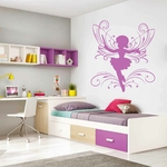 stickers-fée-magie-ref3fee-autocollant-muraux-fee-sticker-mural-chambre-fille-salon-deco-enfant