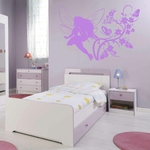 stickers-fee-ref1fee-autocollant-muraux-fée-sticker-mural-chambre-fille-salon-deco-enfant