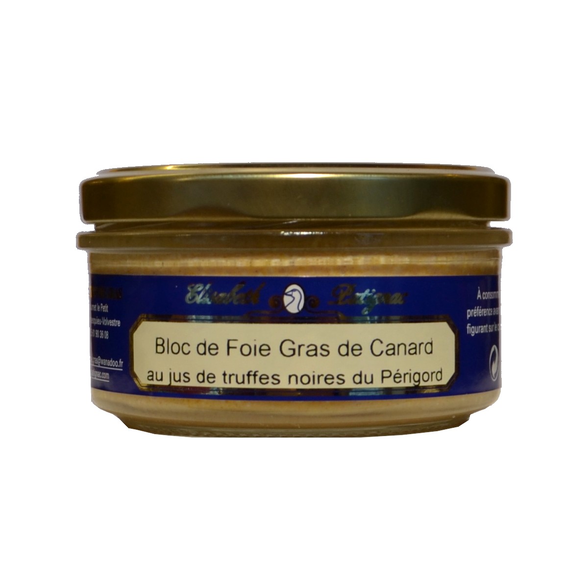 Bloc de foie Gras de Canard au jus de truffe, 90 g