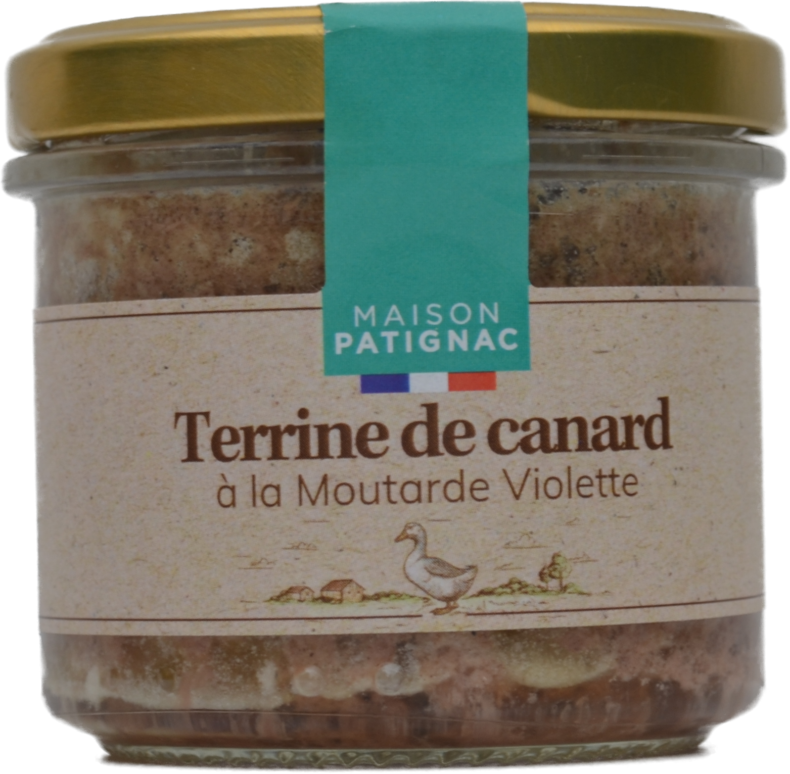 Terrine de canard à la moutarde Violette, 90 g