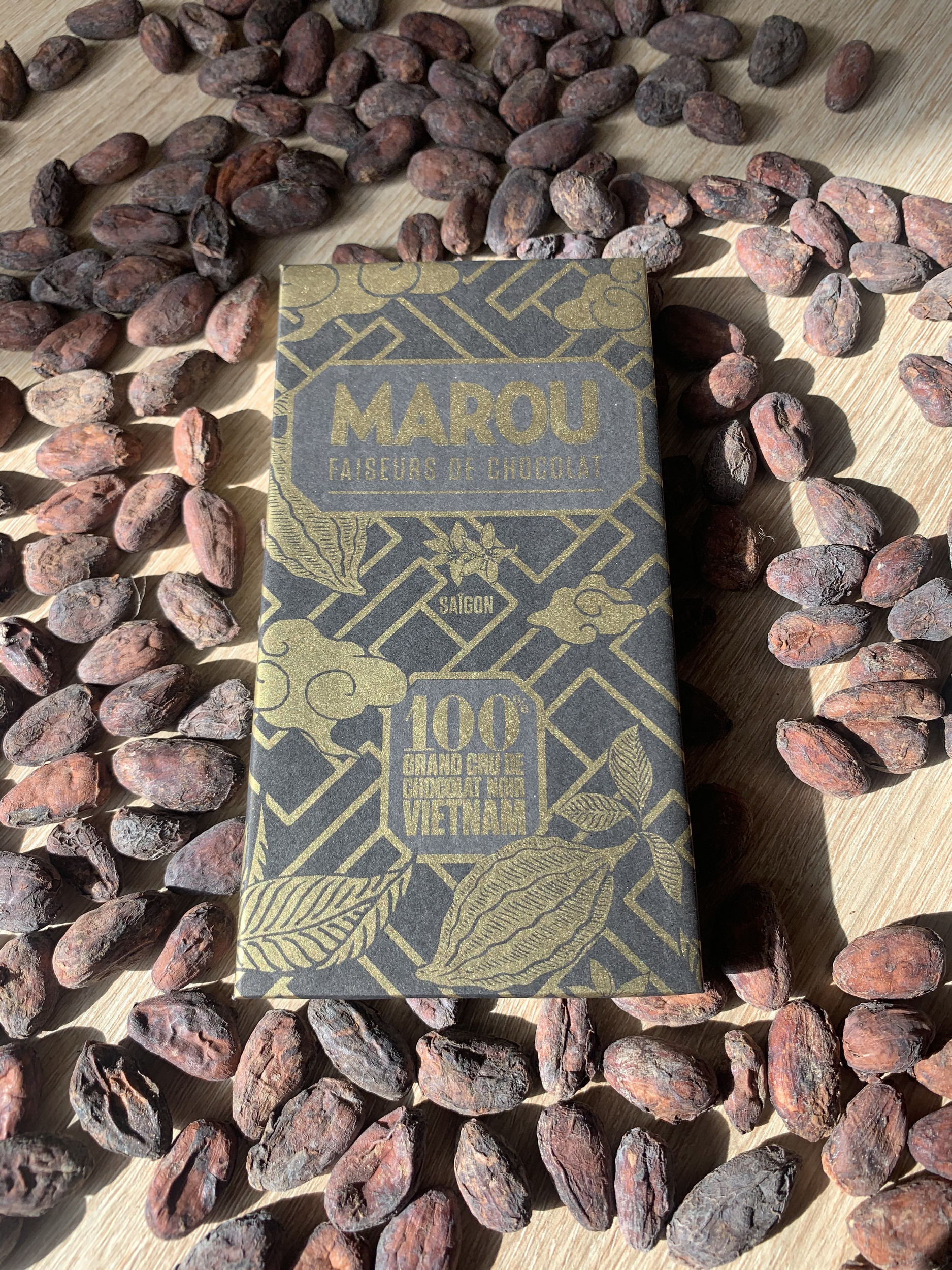 Tablette Chocolat MAROU - CAFE ARABICA 64% LAM DONG - Chocolats/Tablettes &  mini-tablettes - Comptoir des Délices