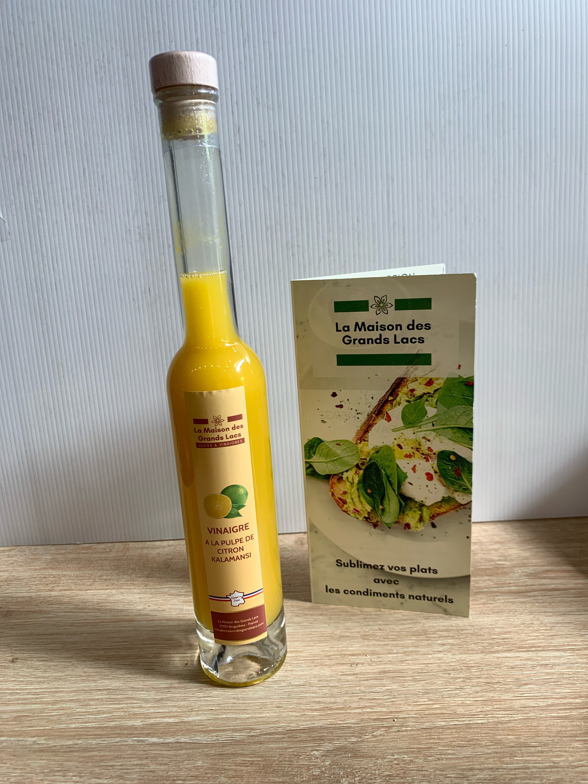 Vinaigre à la pulpe de citron kalamansi - 250ml