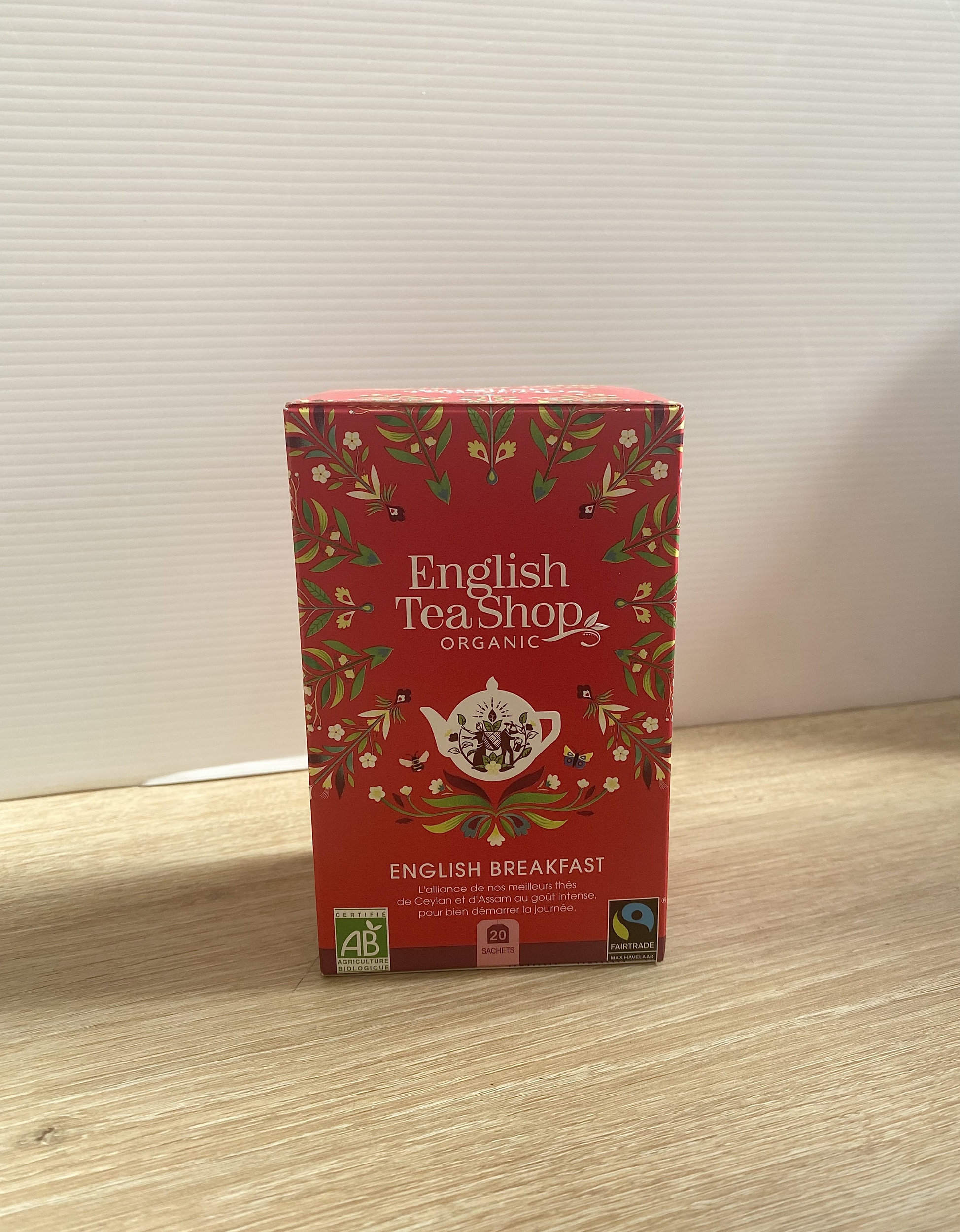 Assortiment de thés Bio 20 sachets - English Tea Shop