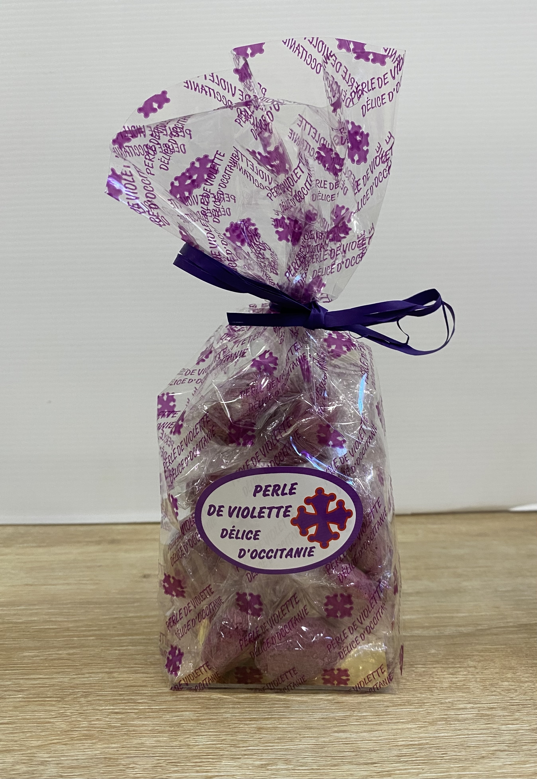 Sachet de bonbons violette 200g