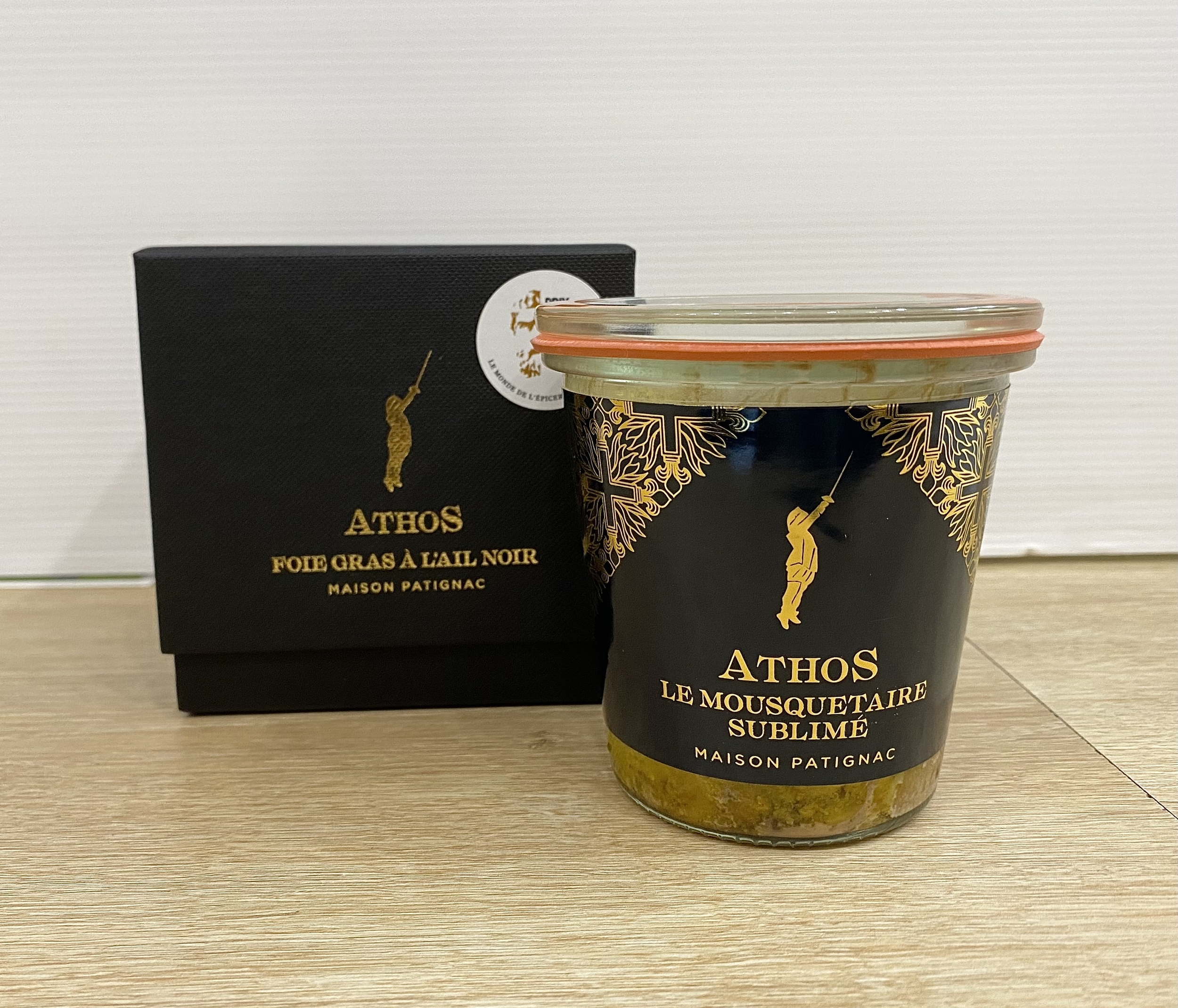 ATHOS - Foie gras à l\'ail noir