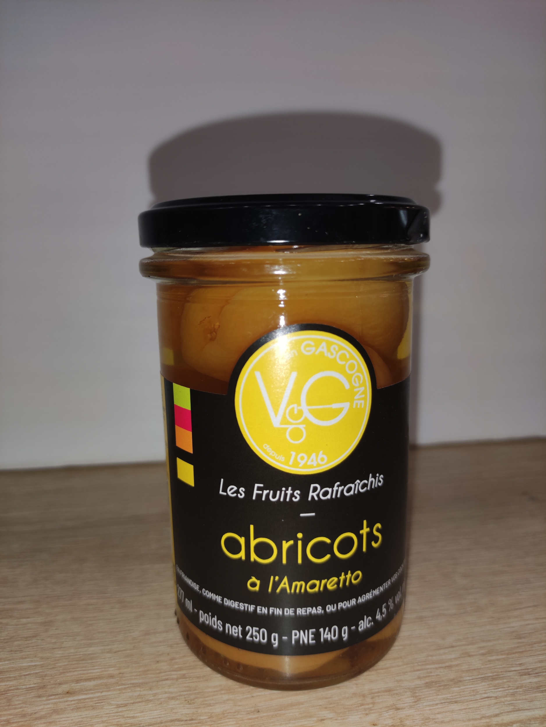 Abricots rafraîchis à l\'Amaretto 277 ml