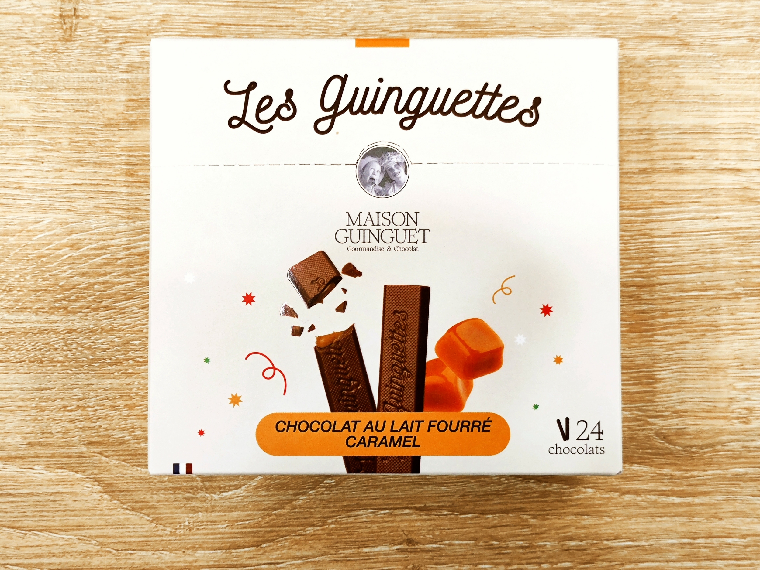 Les Guinguettes Chocolat au Lait Fourré Caramel