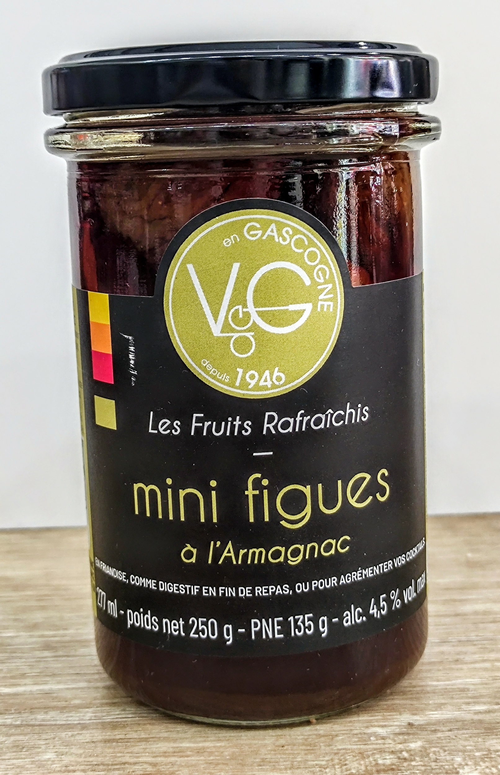 Mini figues rafraîchies à l\'Armagnac 277 ml