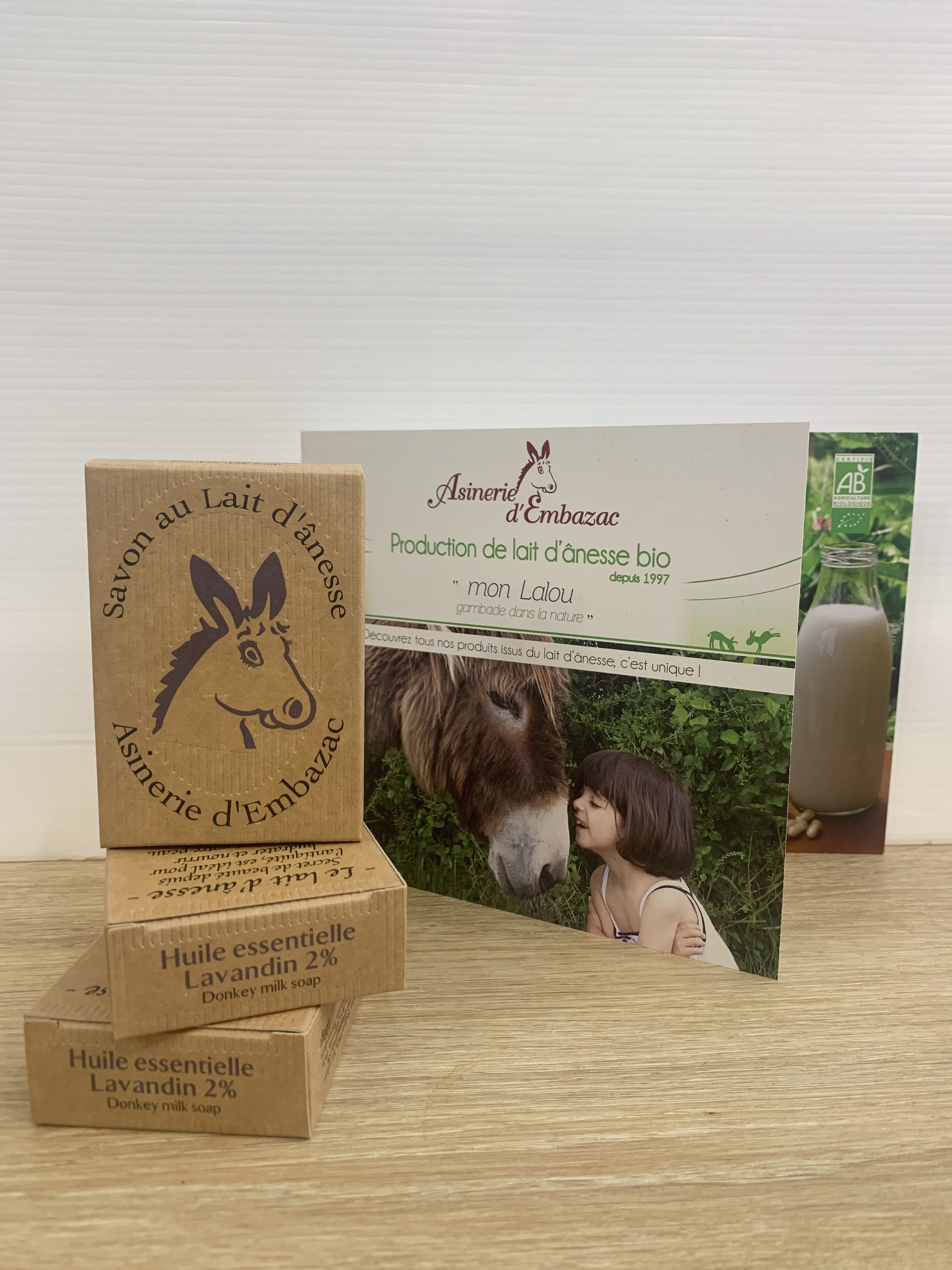 Savon huile essentielle lavandin - Asinerie dembazac