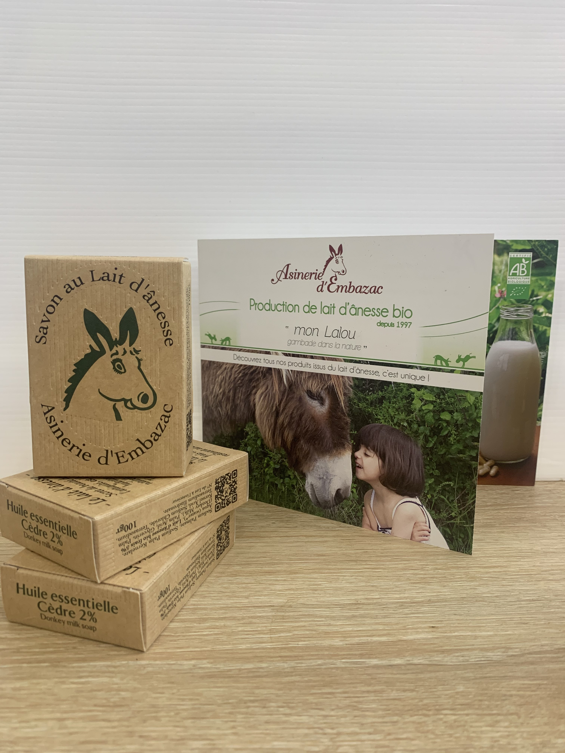 Savon huile essentielle cèdre - Asinerie dembazac