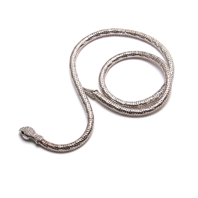 Ztech-Choker-Colliers-cristal-or-argent-Serpent-ceinture-pour-femmes-collier-femme-bijoux-Serpent-collier-femmes