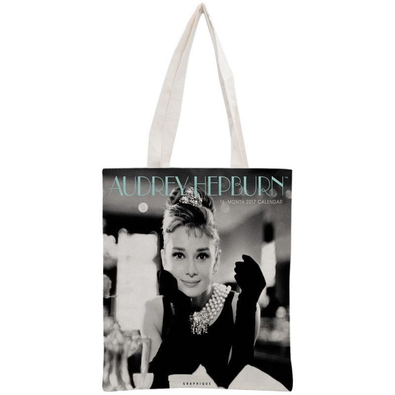 Personnalis-Audrey-Hepburn-sac-fourre-tout-R-utilisable-Sac-Main-Des-Femmes-petit-sac-d-paule