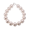 Nouvelle-Mode-l-gante-Blanc-R-sine-Perle-Cha-ne-de-Foulard-D-claration-Collier-Plastron