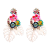 AOTEMAN-2018-nouveau-design-Exag-r-Grand-Vintage-Fleur-D-claration-Balancent-Boucles-D-oreilles-Pour