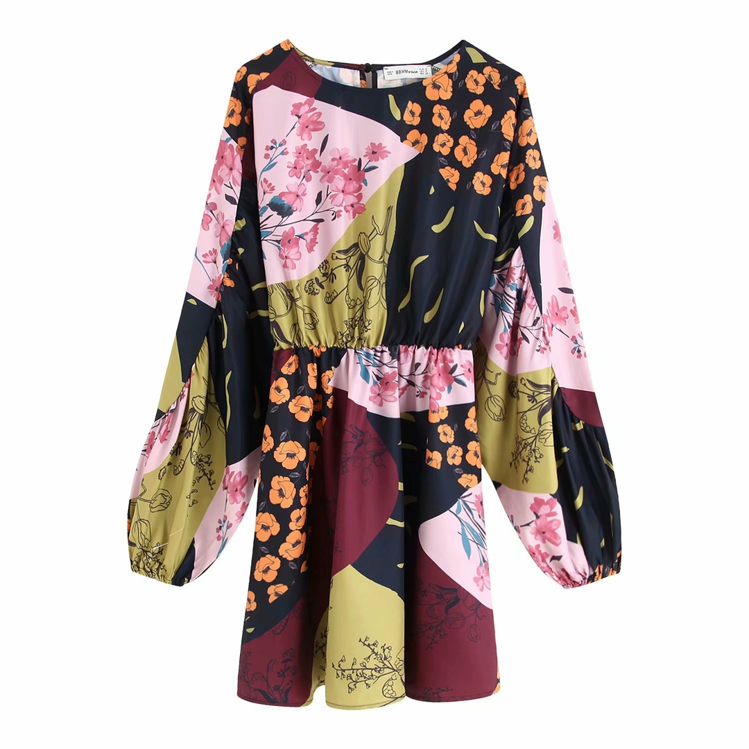 2019-automne-nouveau-imprim-Floral-manches-longues-robe-femmes-manches-chauve-souris-o-cou-Style-cor