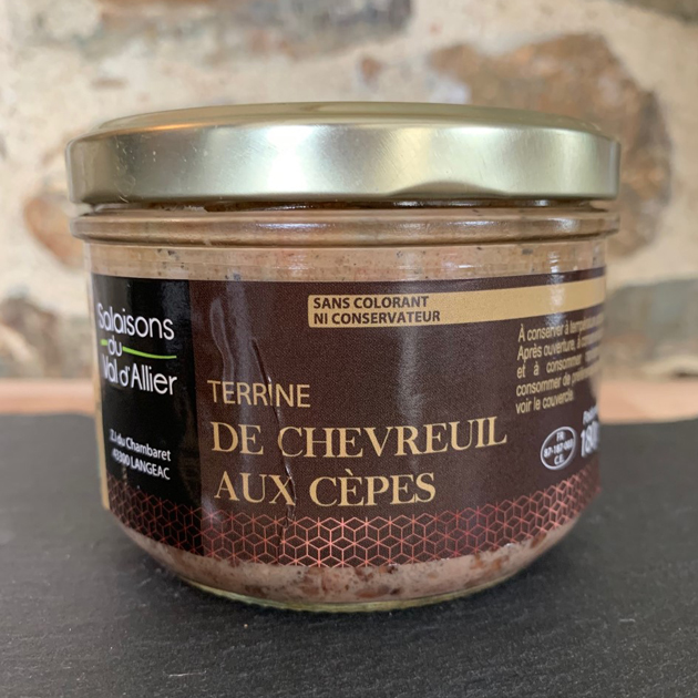 Terrine de Chevreuil aux cèpes L'Apéro des Saveurs