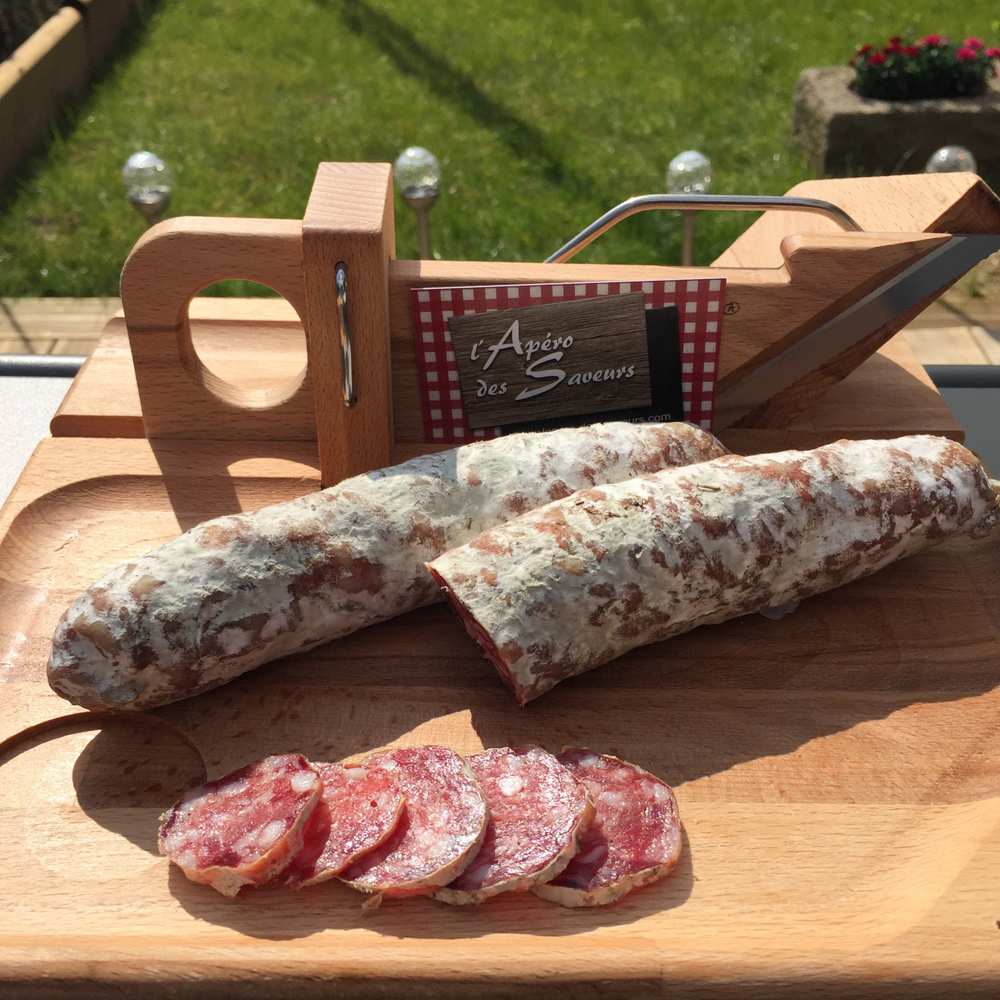 Saucisson sec au Taureau - Notre gamme forestière - L'Apéro des Saveurs
