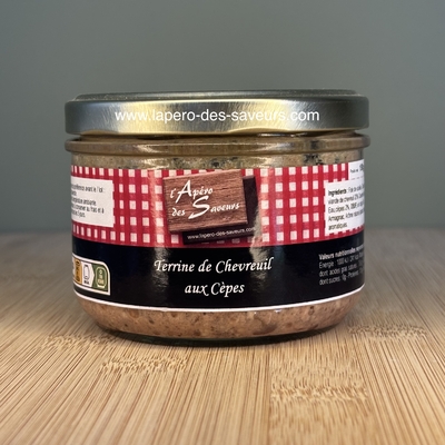 Terrine de Chevreuil aux cèpes