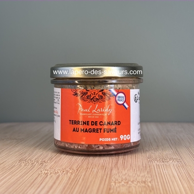 Terrine de canard au magret fumé - 90 ou 180g
