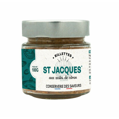 Rillettes de St Jacques aux zestes de citron